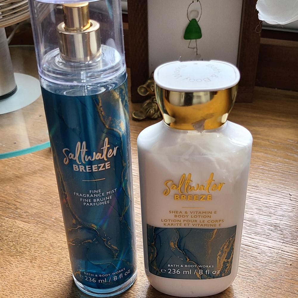 Bath and body lotion and spray
